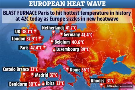 108 degrees (42,6°C) in Paris: Europe is shattering heat records during ...