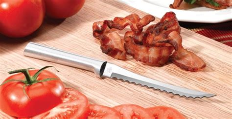 World's Best Tomato Knife | Stainless Steel Tomato Slicer | Rada Cutlery