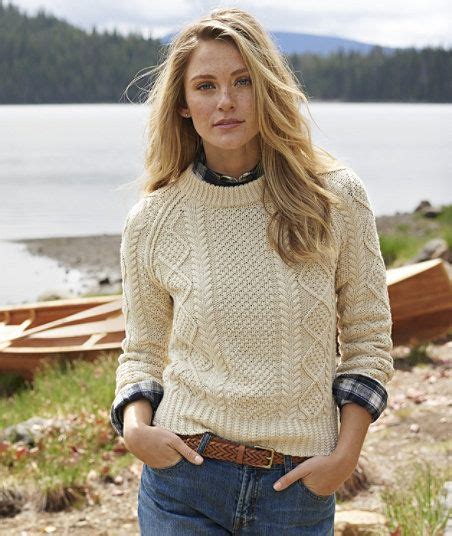 Women's Signature Cotton Fisherman Sweater | Free Shipping at L.L.Bean ...