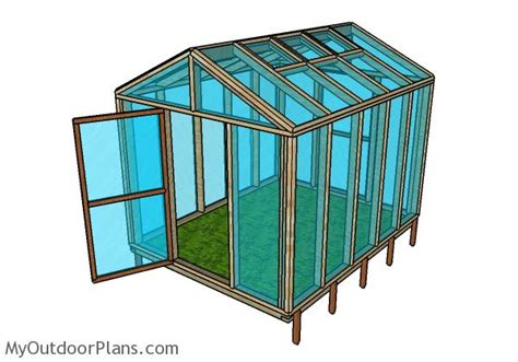 8x10 Greenhouse Doors, Vents and Trims Plans | MyOutdoorPlans | Free ...