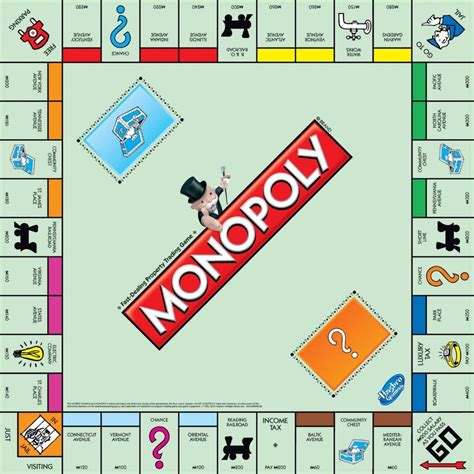 Monopoly Game Board Printable | Monopoly game, Monopoly board, Monopoly