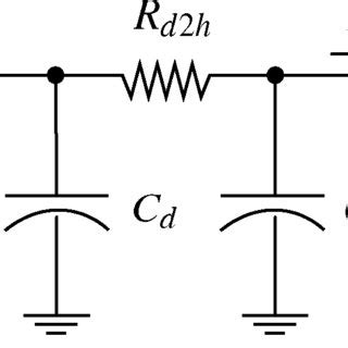 RC-thermal circuit model with a variable thermal resistance. | Download ...