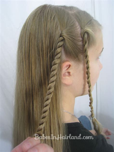 Rope Braid Hairstyle - Babes In Hairland