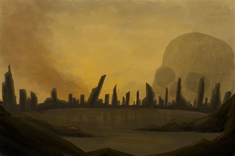 ArtStation - Dystopian Landscape