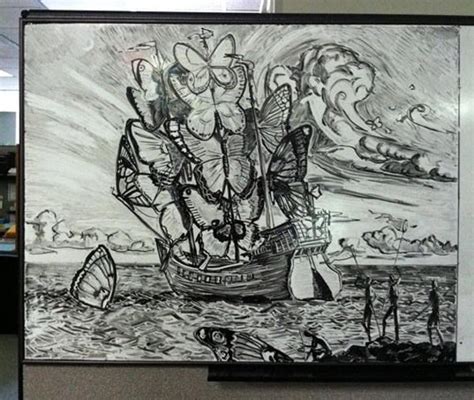 30 Stunning Whiteboard Art That Impress - Hongkiat