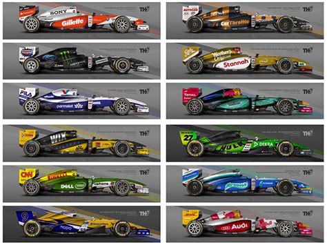 Random F1 Livery concepts by Tim Holmes on Dribbble