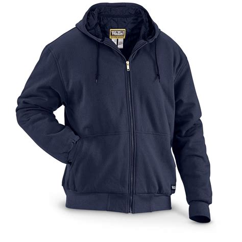 Walls Men's Fleece Quilt-Lined Hooded Jacket - 660970, Fleece & Soft ...