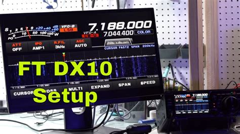 Yaesu FT-DX10 ~ Display Monitor ~ Ham Radio Deluxe ~ A Night w/ N9YO - YouTube