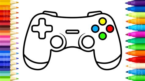 Videogame Controller Drawing - BEST GAMES WALKTHROUGH