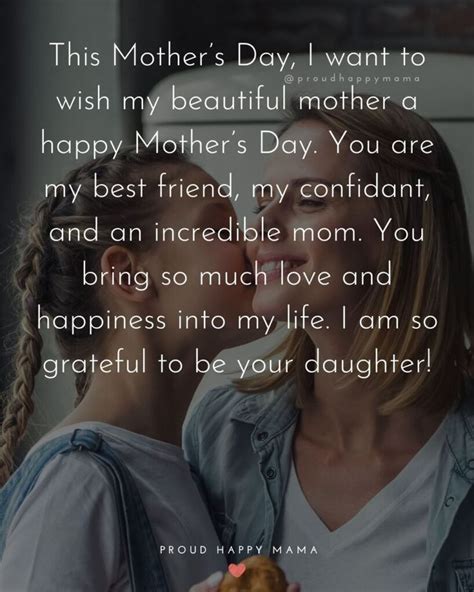 Heartfelt Happy Mother's Day Quotes from Daughter