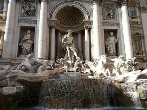 Free Images : palace, statue, trevi fountain, sculpture, roman, sculptures, water feature ...