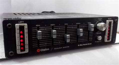 Clarion 300 EQB vintage old school car áudio graphic equalizer booster | Car audio, Old school ...