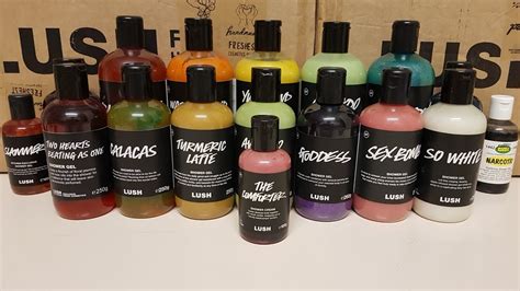 Limited Edition LUSH Shower Gel Haul from allthingslushau - YouTube