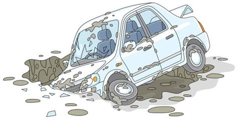 Car Damage Pothole Illustrations, Royalty-Free Vector Graphics & Clip ...