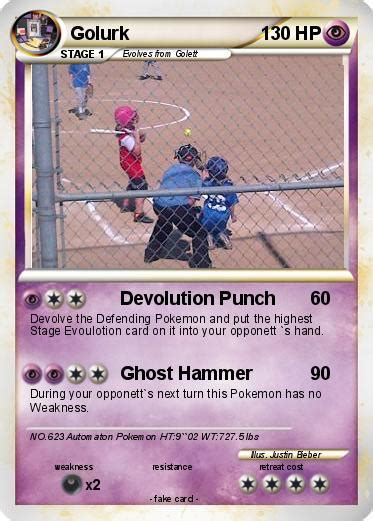 Pokémon Golurk 44 44 - Devolution Punch - My Pokemon Card