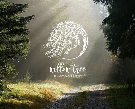 Willow Tree logo Logo design Photography logo and watermark | Etsy