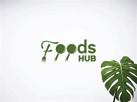 Food Logo Design | FoodsHub | Restuarent by masum bhuiyan on Dribbble