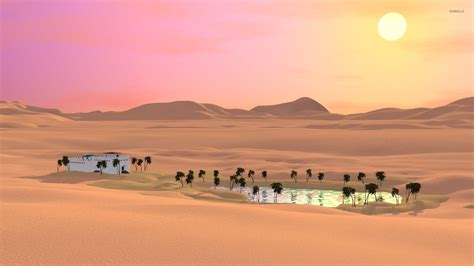 Desert Oasis Wallpapers - Top Free Desert Oasis Backgrounds - WallpaperAccess