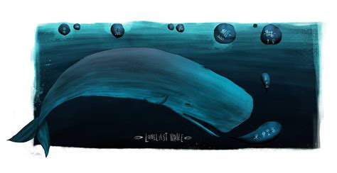 52 hertz whale by kaanbagci on DeviantArt