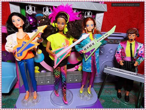 Dolls: Barbie and the Rockers 1985 - Diva/Dee Dee/Dana/Derek