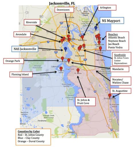 Mayport FL map - Map of mayport FL (Florida - USA)