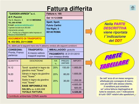 PPT - La fatturazione PowerPoint Presentation, free download - ID:4267118