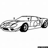 Ford Gt40 Coloring Pages sketch template