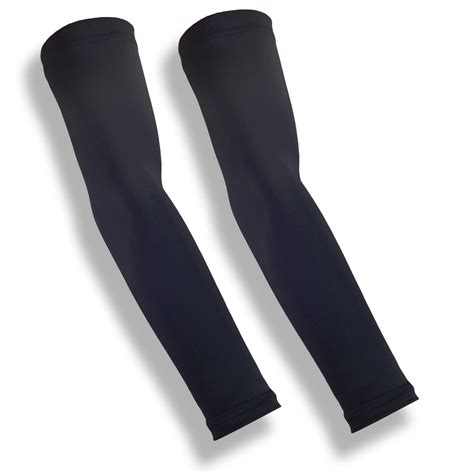 Black Full Arm Medical Protective Arm Sleeves | Skin Guards