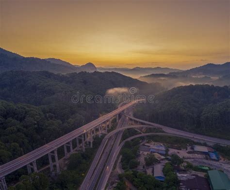 Rawang Bypass Bypass Highway at `Rawang Selangor` during Sunrise Stock Photo - Image of selangor ...