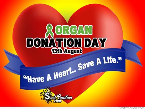 20+ Organ Donation Day - Pictures and Graphics for different festivals