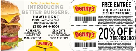 Dennys Printable Coupons May 2018 - Info Printable Coupons 2018