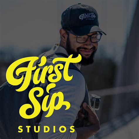 First Sip Studios Logo Design & Branding on Behance