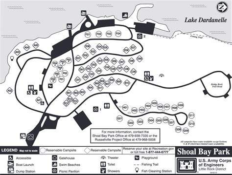 Shoal Bay Campground Map