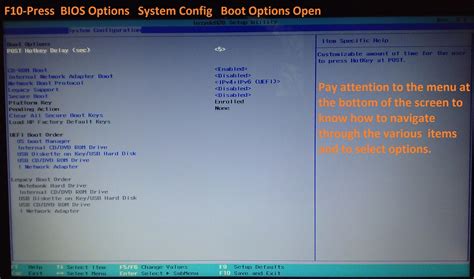 UEFI Boot Example from HP 15 Series Laptop - Windows 10 Support