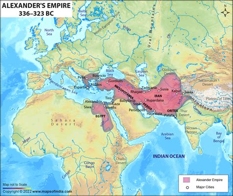 Alexander Empire Map, Sikander the Great Empire