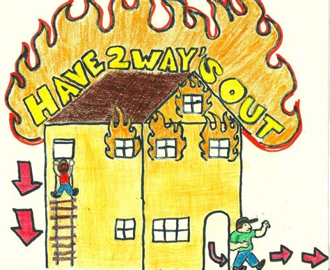 2012 Fire Safety Poster Contest Winners! | Fire safety poster, Fire safety preschool, Fire ...