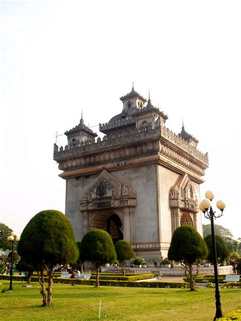 Patuxai Victory Gate Vientiane, Laos Free Stock Photo - Public Domain Pictures