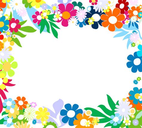 Vector of spring fresh flower frame set Vectors images graphic art designs in editable .ai .eps ...