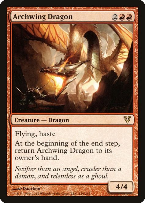 Archwing Dragon · Avacyn Restored (AVR) #126 · Scryfall Magic The Gathering Search