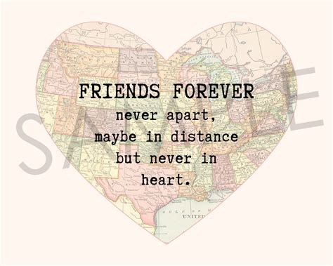 Long Distance Best Friends Forever Quotes - Eva Kaylil