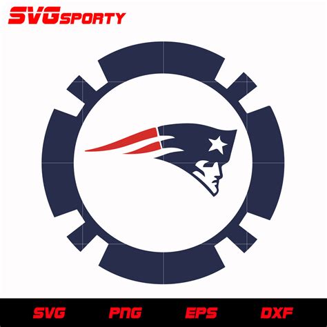 New England Patriots Circle svg, nfl svg, eps, dxf, png, digital file ...