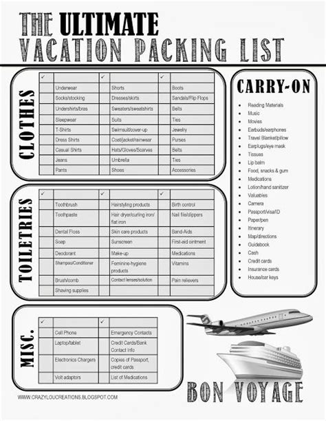 THE ULTIMATE VACATION PACKING LIST #vacation #packing #list | Packing list for vacation, Beach ...