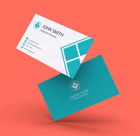 Premium PSD | Business card mockup