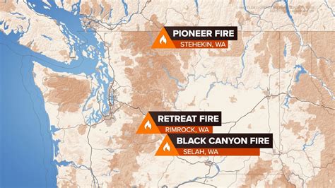 New evacuations ordered as 10 large wildfires burn across Washington | kgw.com