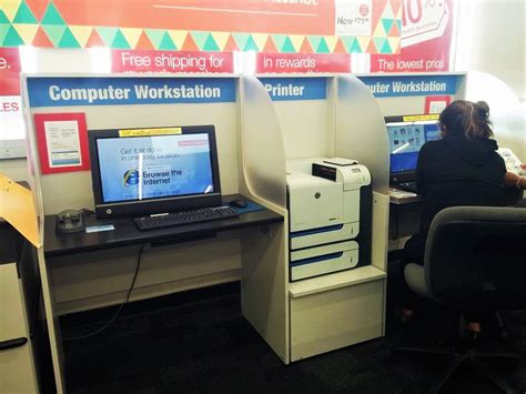 How To Print At Staples | Use Staples Computer Workstation To Print