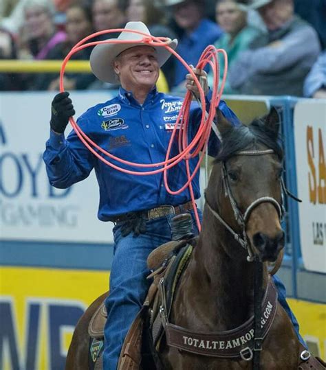 2015 NFR: Team Roper Clay O'Brien Cooper | Team roper, Team roping ...