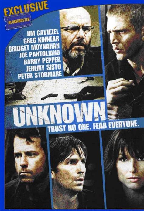 Movie poster of "Unknown" - 310x437px (CH)