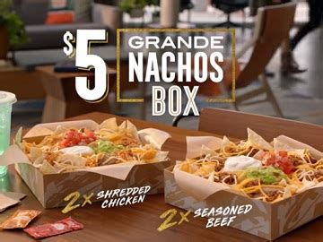 Taco Bell $5 Grande Nachos Box Commercial - Share With Yourself