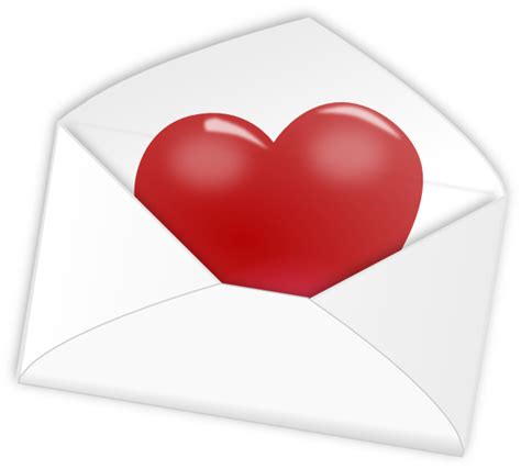 Heart In Envelope Clip Art at Clker.com - vector clip art online, royalty free & public domain