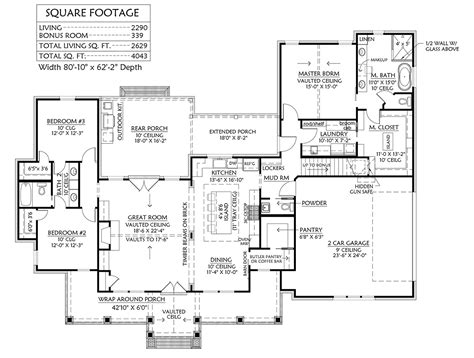 Craftsman Houses Floor Plans | Floor Roma